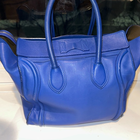Celine Blue Tote Bag 1500$ - Picture 9 of 16